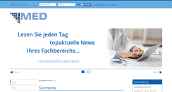Desktop Screenshot of journalmed.de